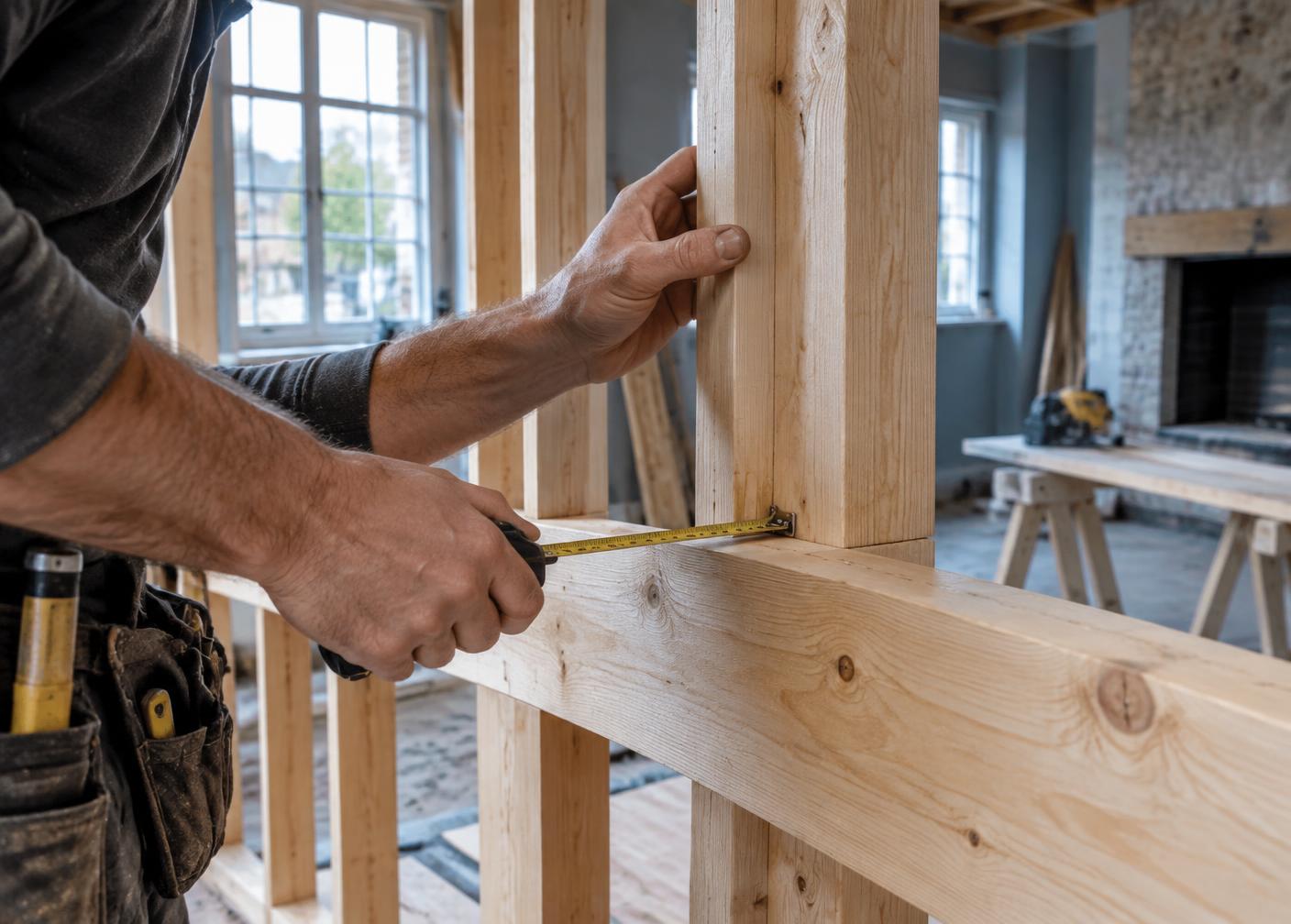 Carpentry Services supporting construction detail